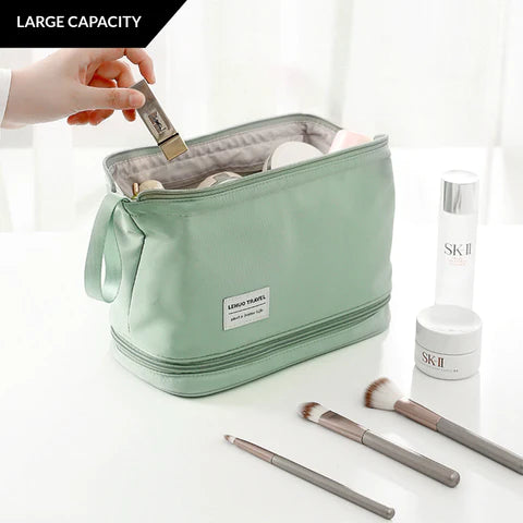 Ultimate Makeup Travel Pouch, Double Layer Cosmetic Bag, Waterproof Organizer Case, Unique Makeup Bag, Cosmetic Travel Bag, Waterproof Organizer Case, Toiletry Bag for Women Ultimate Makeup Travel Pouch, Double Layer Cosmetic Bag, Waterproof Organizer Case, Unique Makeup Bag, Cosmetic Travel Bag, Waterproof Organizer Case, Toiletry Bag for Women